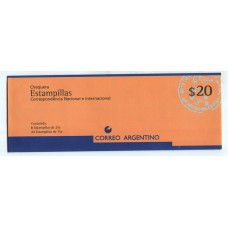 ARGENTINA 1995 GJ 2703 (3) CARNET COMPLETO DE ESTAMPILLAS MINT RARO U$ 160